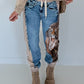 Jogg-Jeans im Used Look Tiger - denim