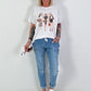 T-Shirt Girls - white