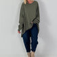 Boyfriend Jeans mit elastischem Bund - denim
