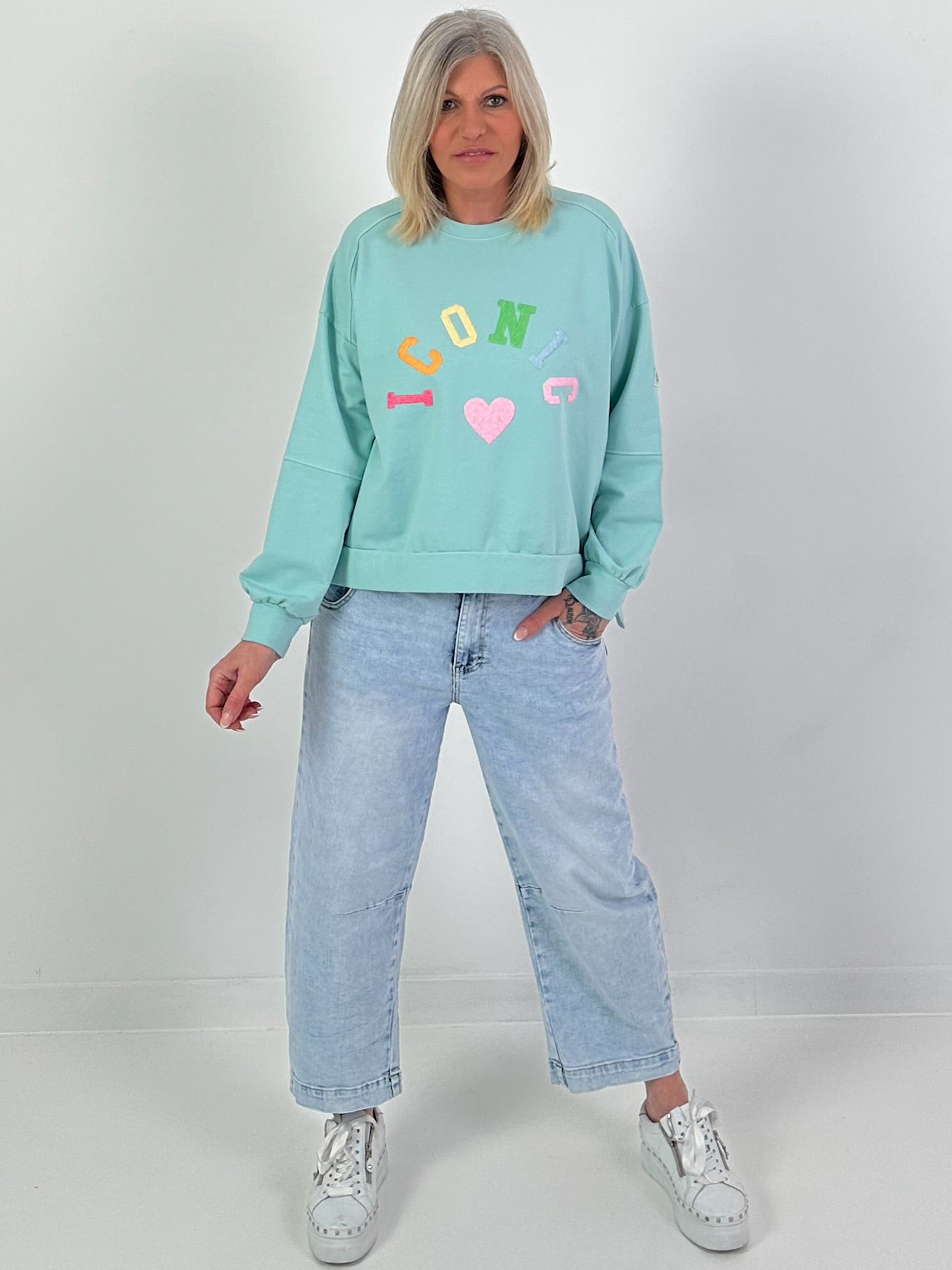 Trui ICONIC - mintgroen