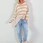 Pulli mit Streifen - beige-taupe