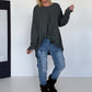 Oversized Shirt Style - anthracite