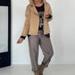 Biker Jacke - beige