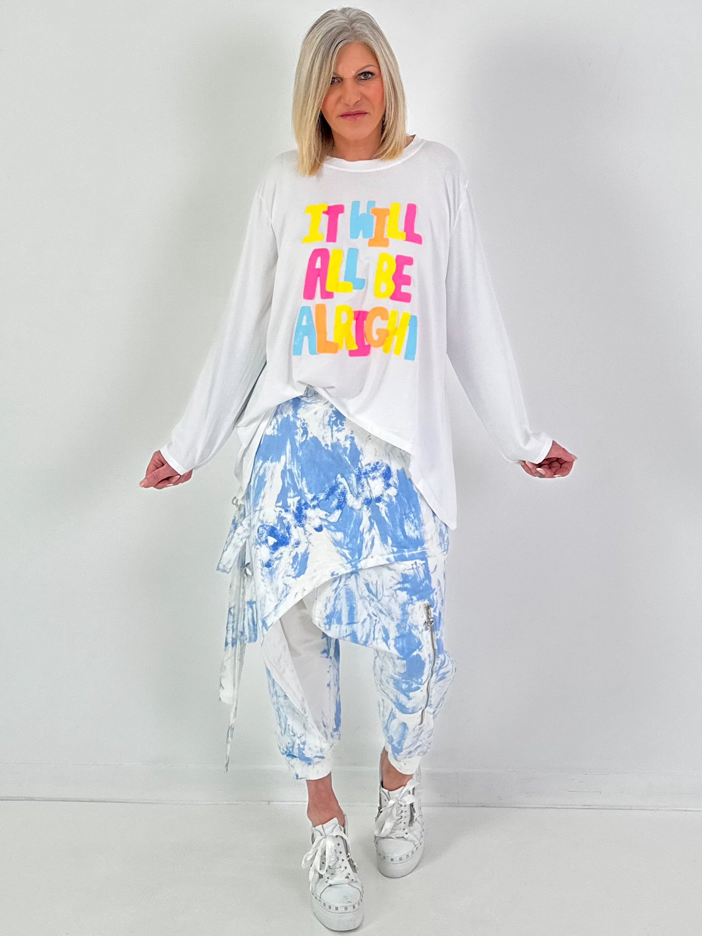 Shirt ALRIGHT - weiss