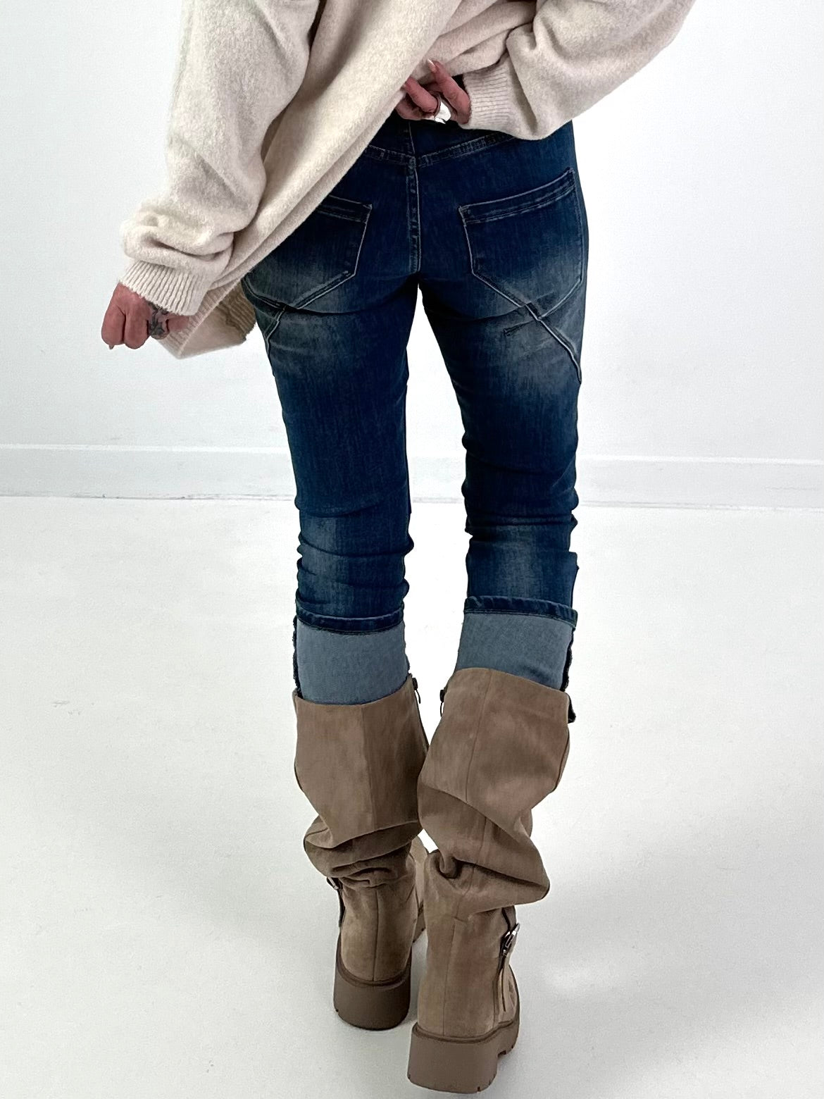 Jeans model "Denim Heartbeat" - dark denim