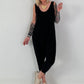 Jumpsuit mit Nieten- schwarz