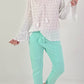 Structured tunic with tie belt and flounce sleeves - white