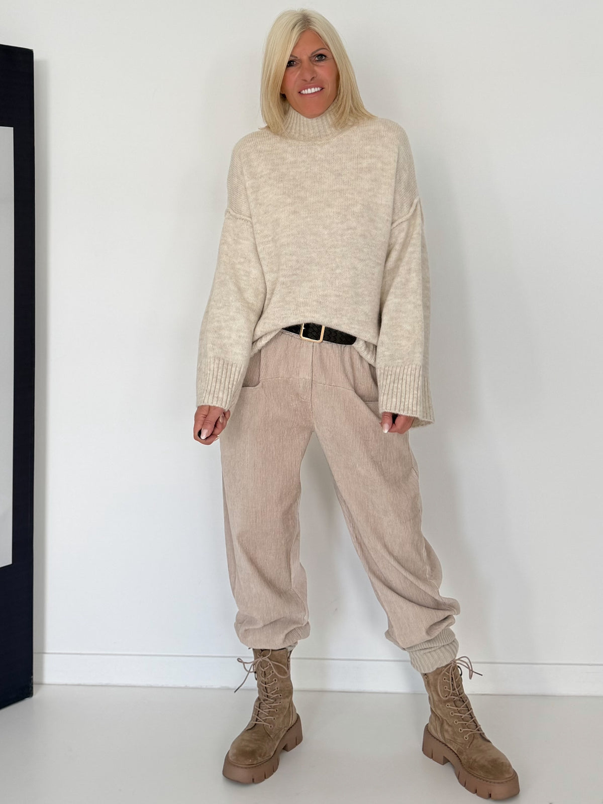 Kuscheliger Pullover - ecru
