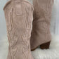 Cowboy Boots - Beige