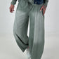 Lässige Sweat Ballonhose im Used-Look - khaki