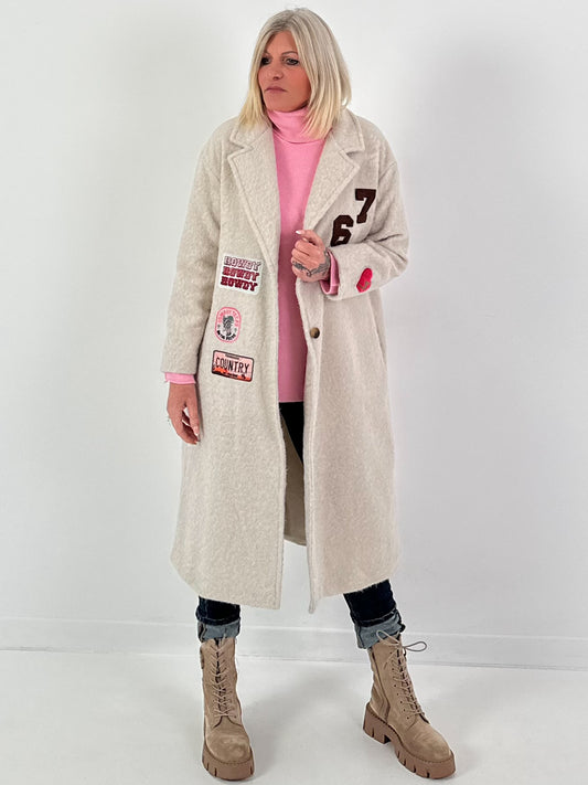 Jas model "Howdy Heart" - beige