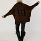 Oversized Hoodie YEAH - mokka
