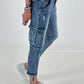 Cargo Jeans - denim