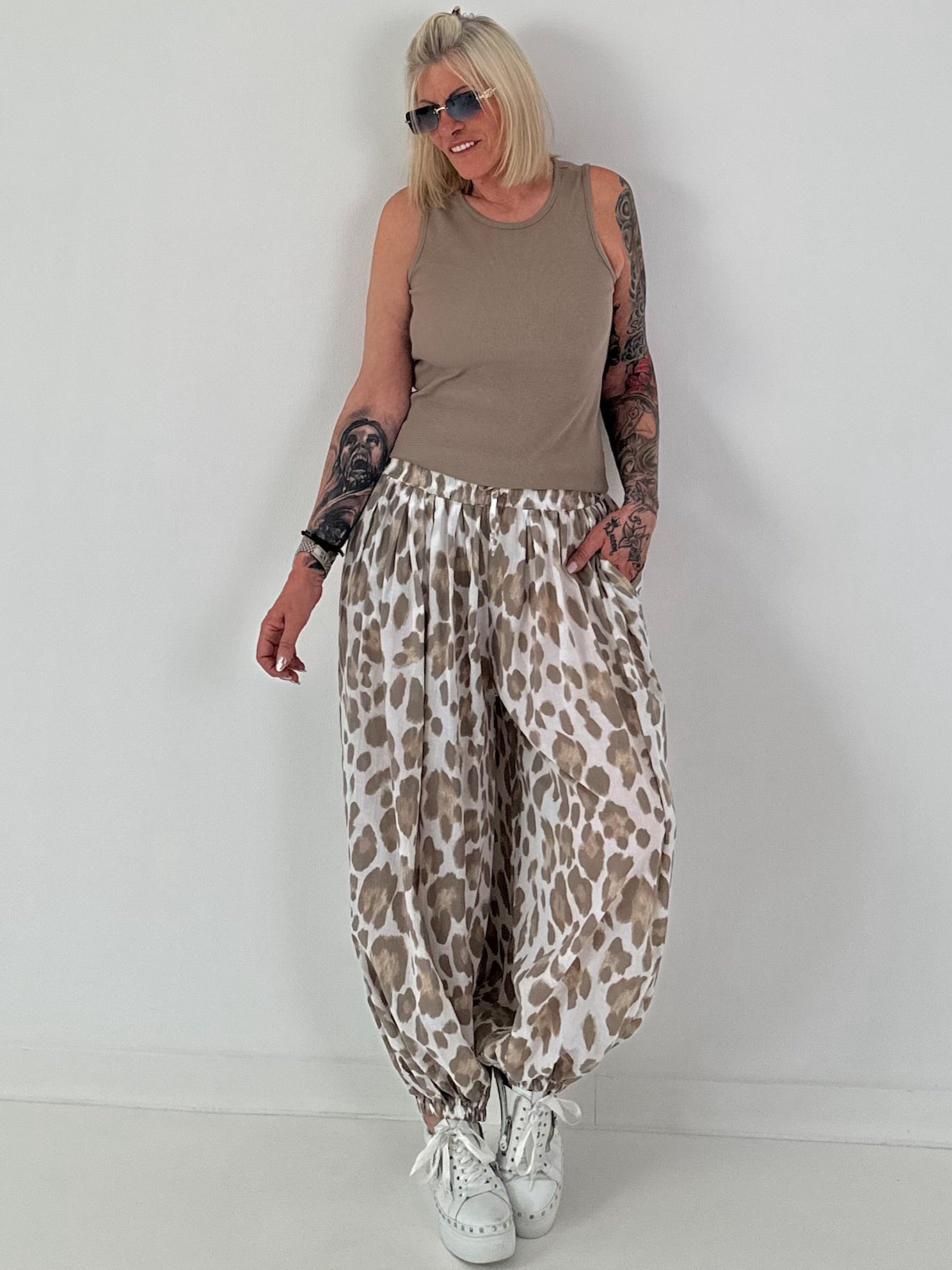 Ripp Tank Top  - taupe