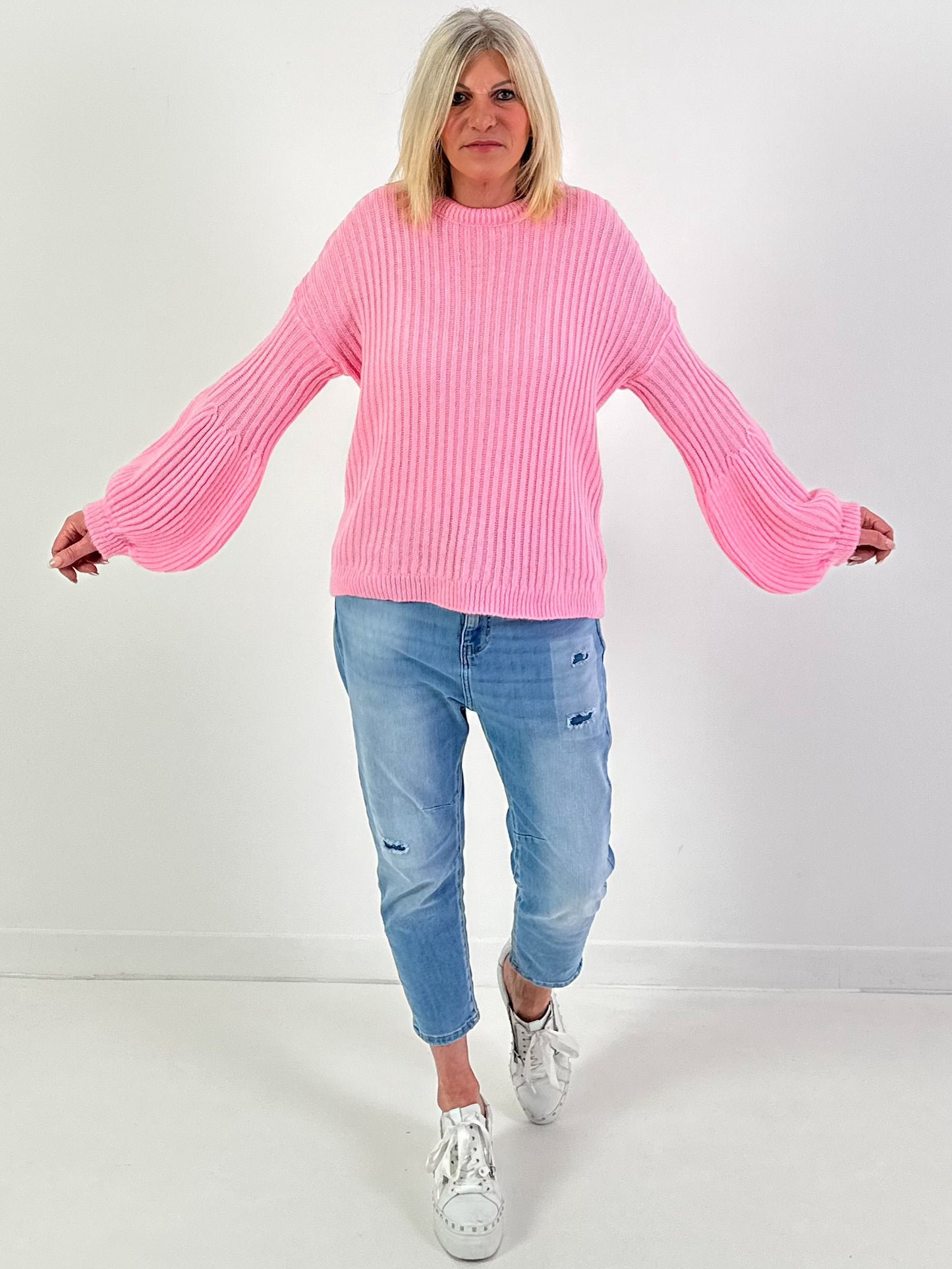Pullover Modell "CloudSleeve" - rosa