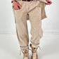 Corduroy trousers model “Casual Comfort” - beige