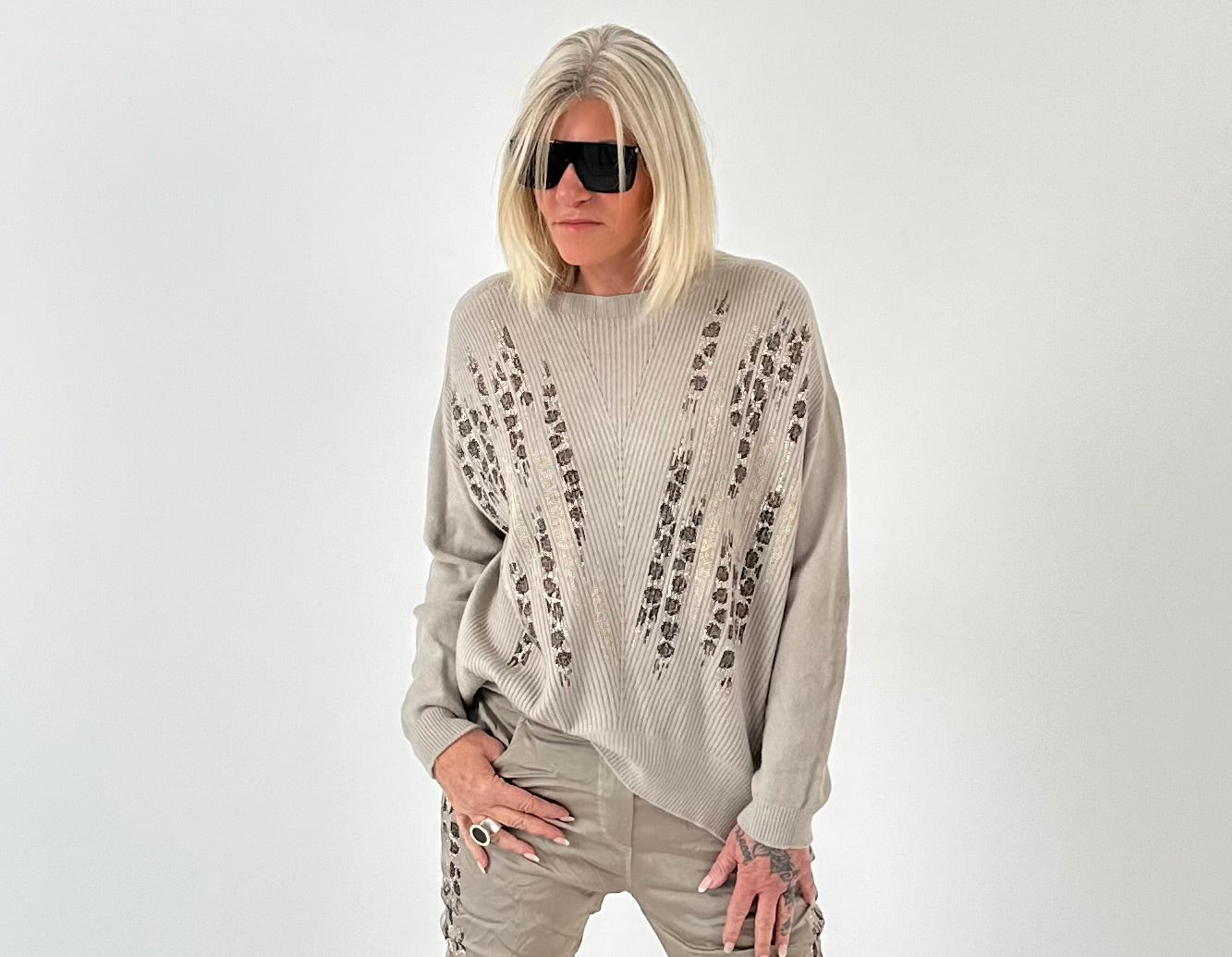 Sweater model "Wildstyle" - beige