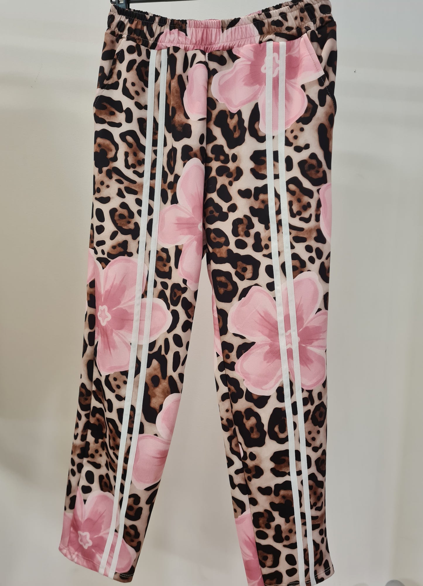 Broek model "Wild Blossom" - roze-veelkleurig