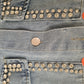 Denimjack met strass steentjes model "Must Have" - ​​​​denim