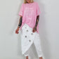 Oversized T-Shirt on Tour - rosa