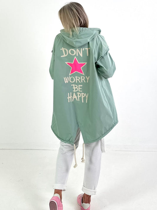 Jacke Don´t worry - watergreen