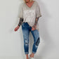 Oversized Shirt Breaking Rules - beige