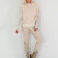Soft knitted vest - beige