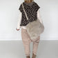 Kurzarm-Hoodie mit All Over Leo-Print - taupe ( lieferbar ab ca. 28.08.26)