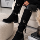 Overknee-Stiefel - schwarz