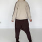 Jacke mit Streifen-Details - beige