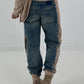 Women's jogg jeans in a used look - denim