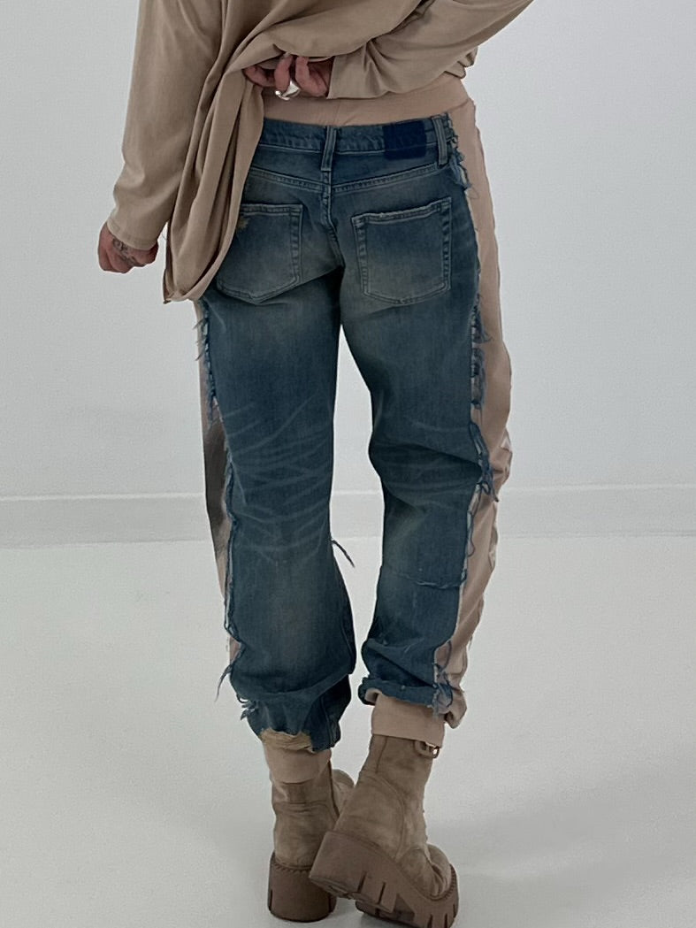 Women's jogg jeans in a used look - denim