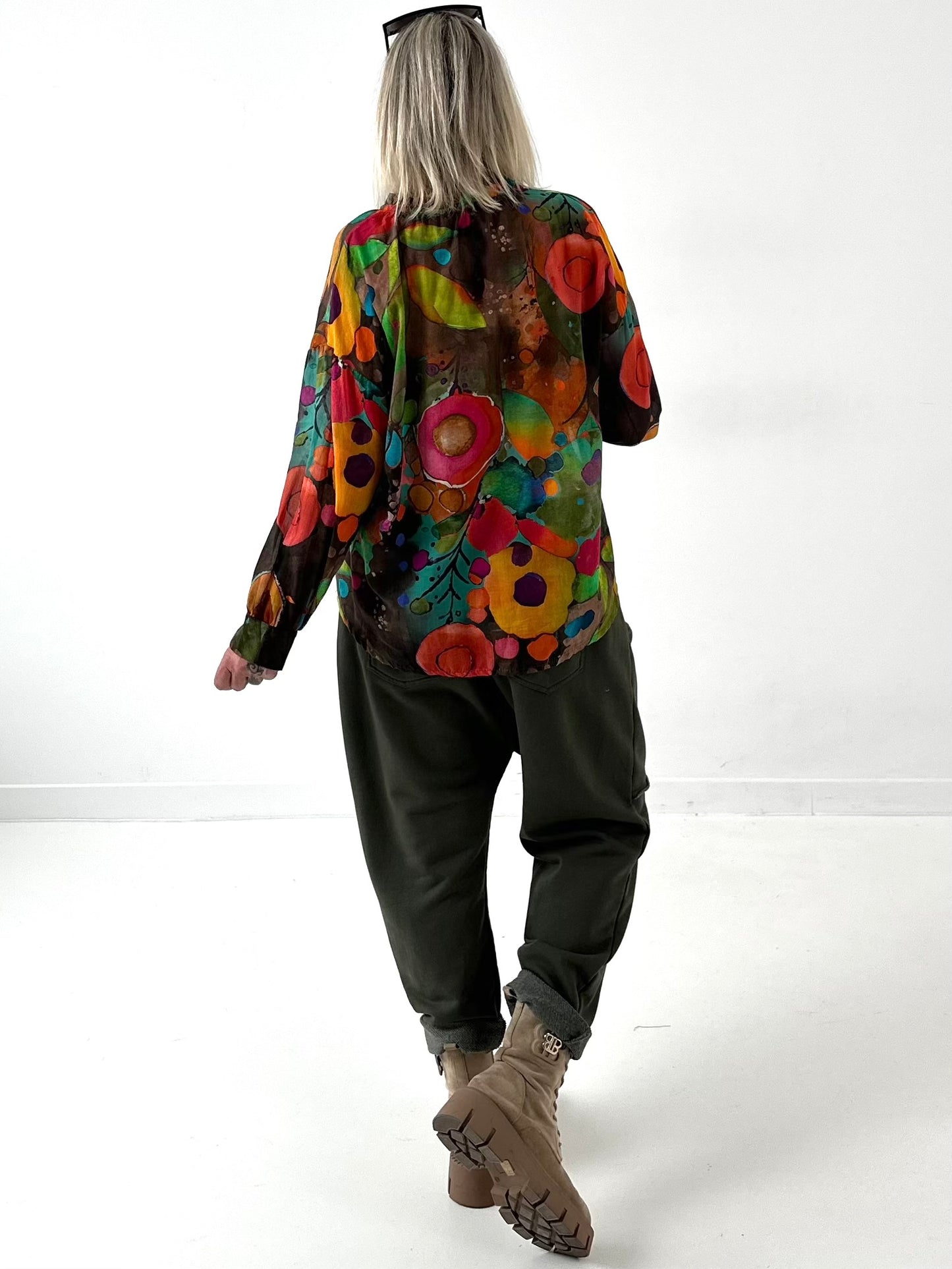 Tunic model "Points" - multicolored