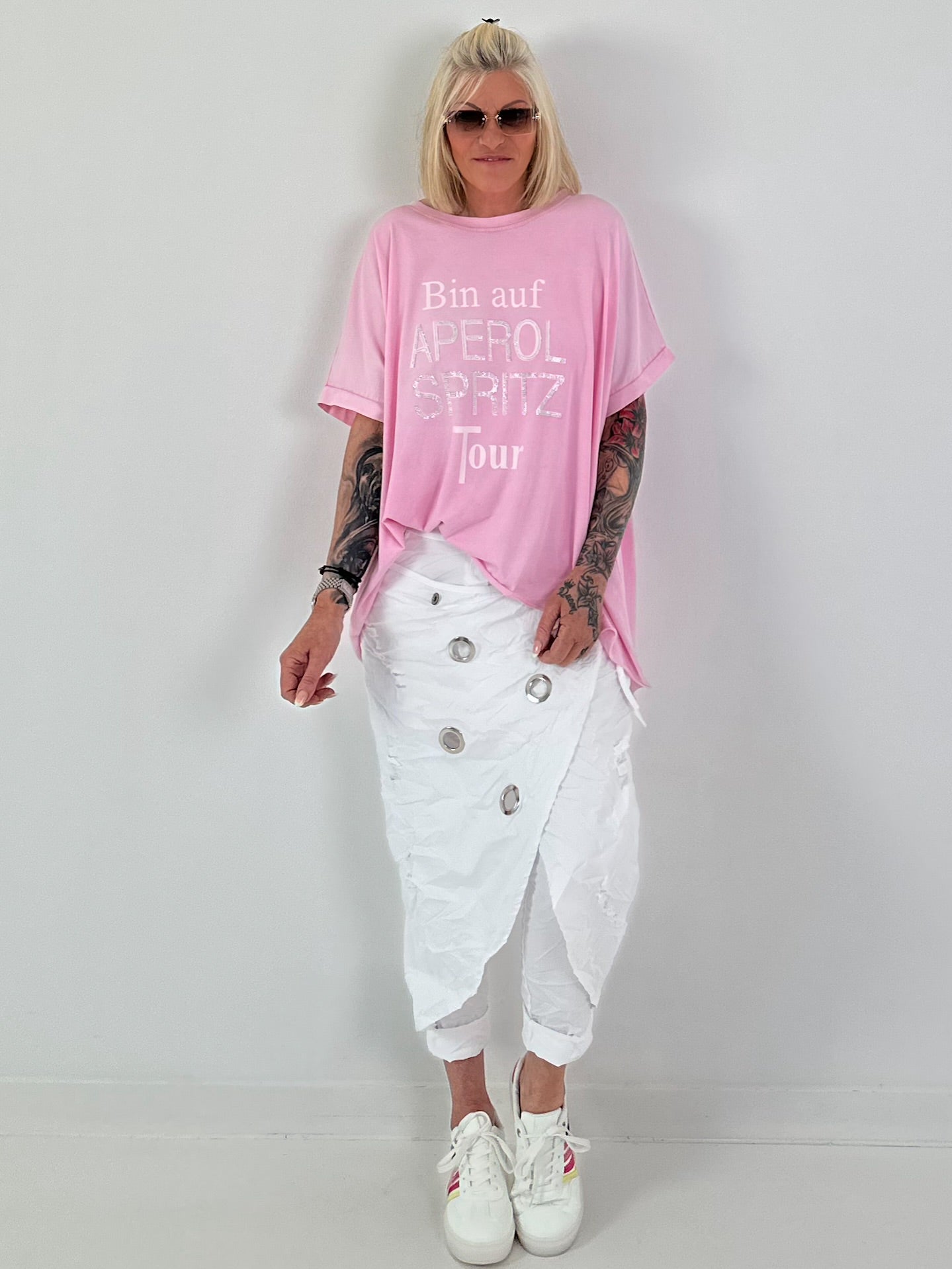 Oversized T-Shirt on Tour - rosa