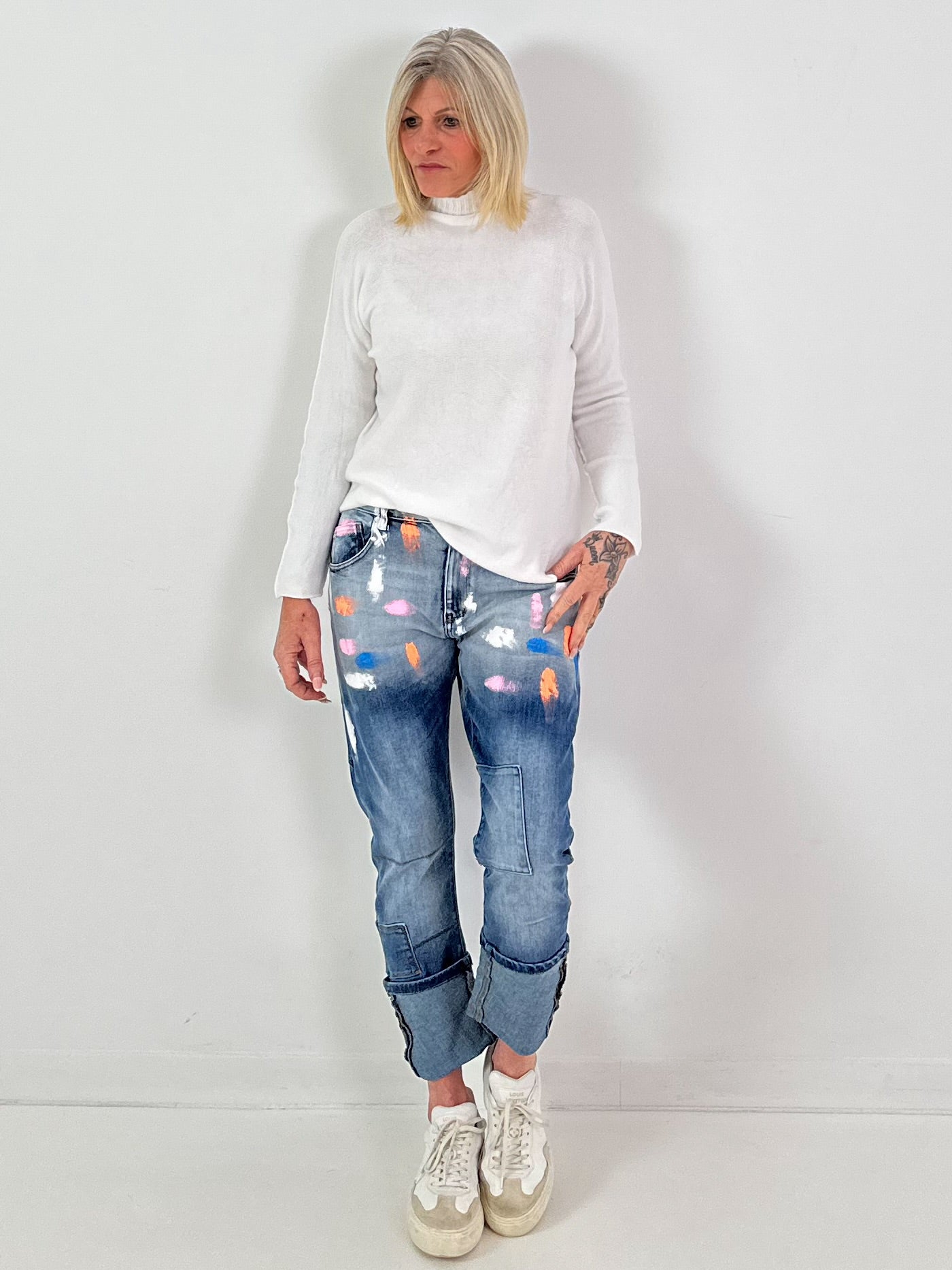 Jeans model "Pastel Brush" - denim