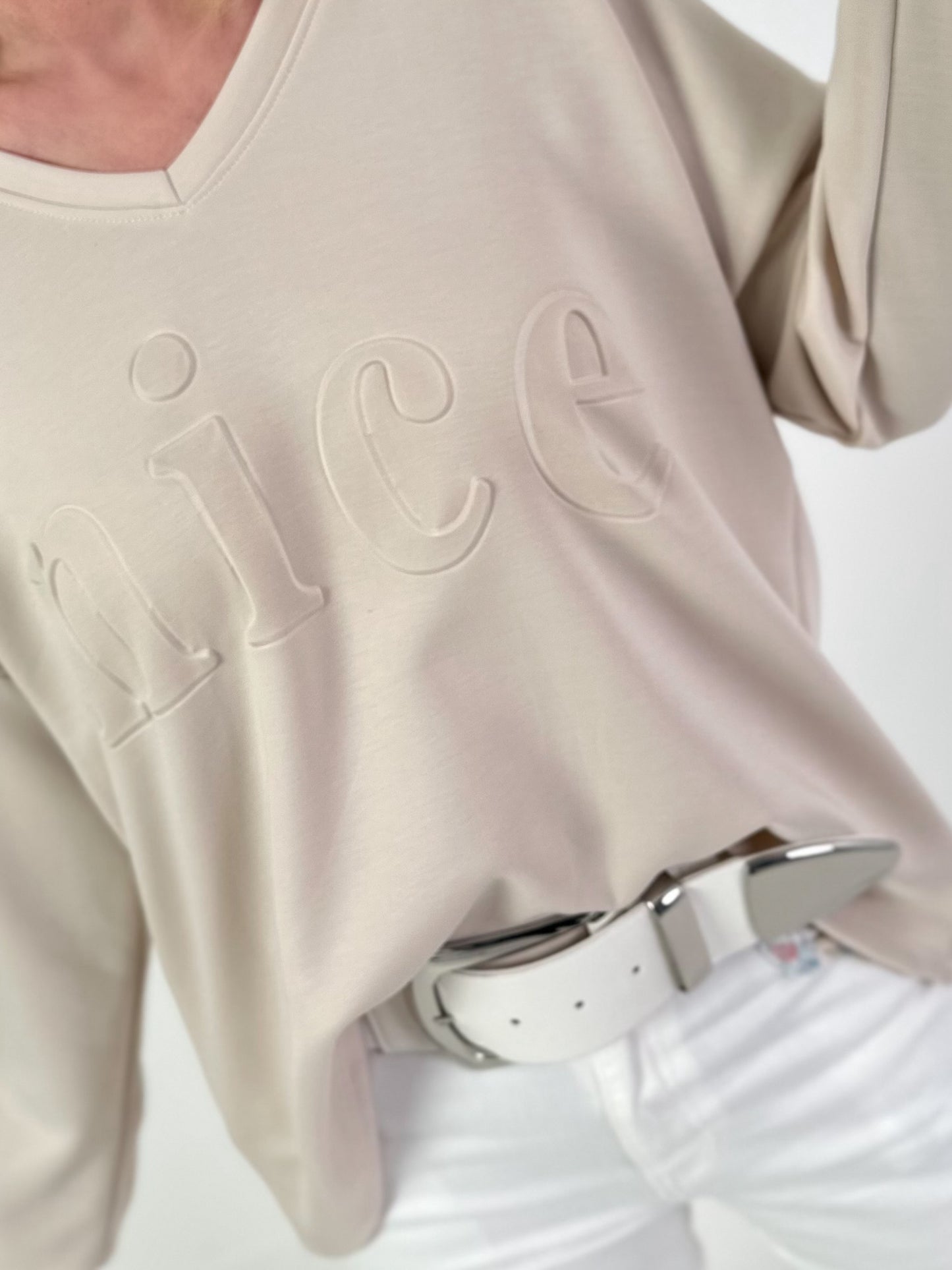 Sweater Nice - beige