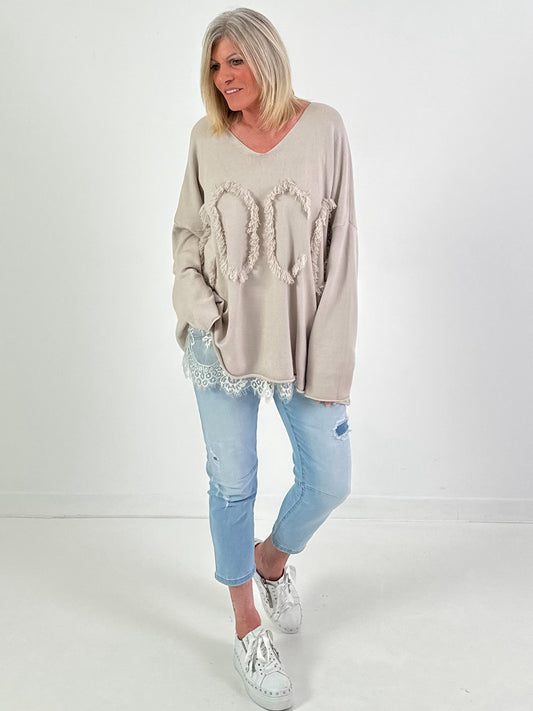 Trui model "Coco" - beige