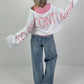 Cropped Sweater - white