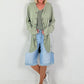 Oversized Leinen-Military Blazer - khaki