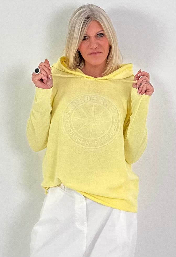 Hoodie Modell "Norderney" - gelb