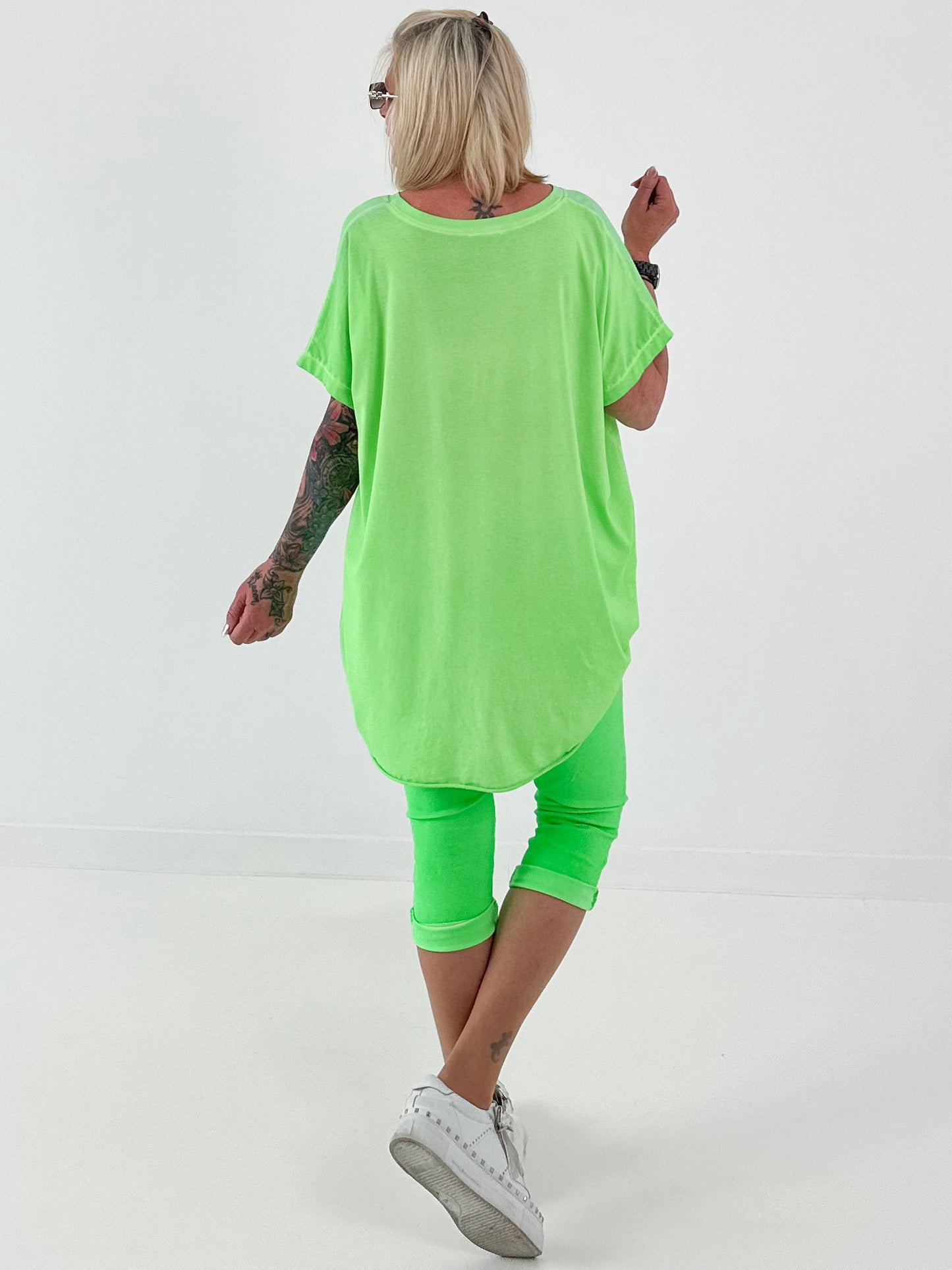 Oversized T-Shirt - neongrün