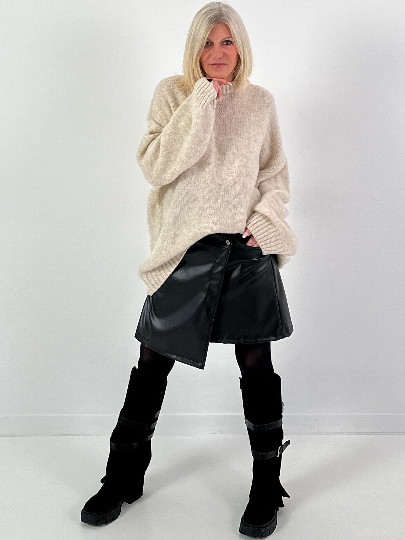 Pullover Modell "Shine Bright" - beige