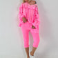 Baby-Doll Tunika - neonpink