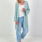 Häkeljacke mit Lurex - watergeen