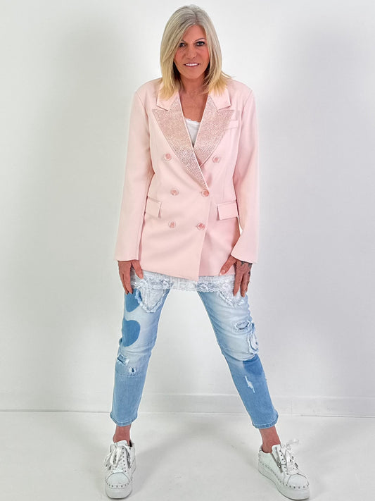 Blazer Modell "Crystal Reign" - rosa
