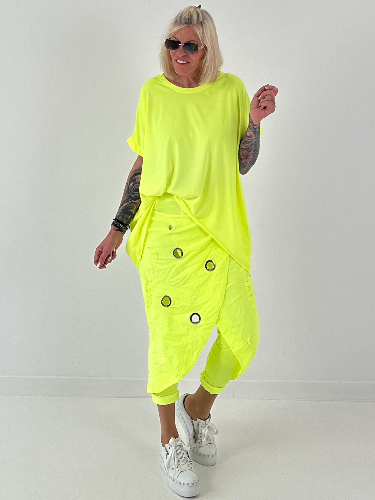 Oversized T-Shirt - neongelb