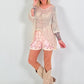 Oversized crochet sweater - beige