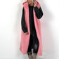 Long vest model "Leo Layers" - pink