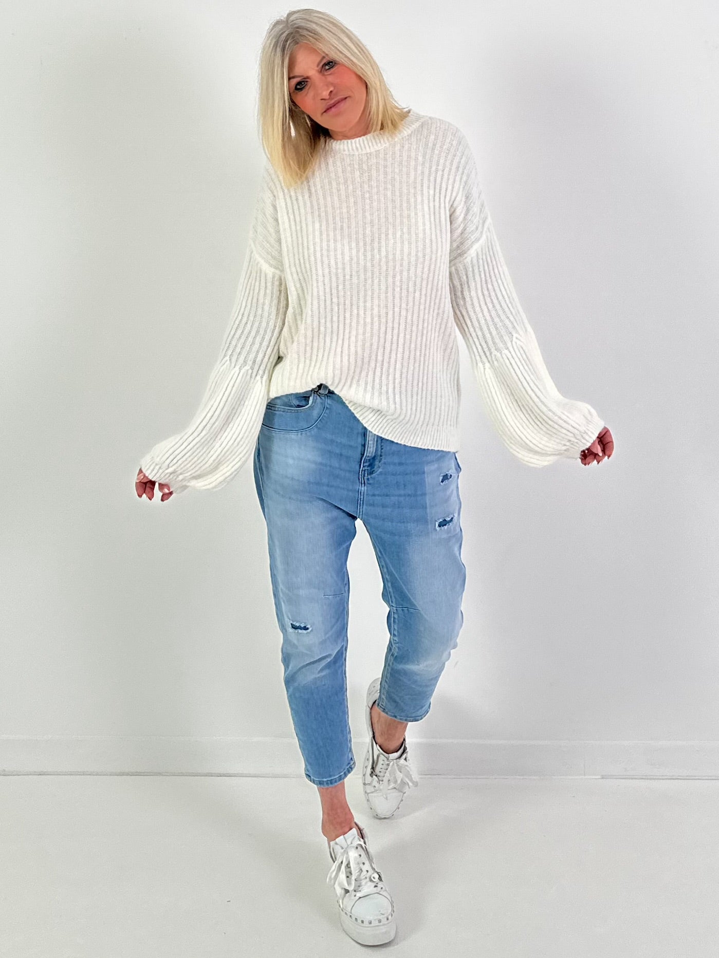 Boyfriend Jeans Modell "Stuffstart" - denim