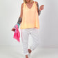 Top with open back - neon orange